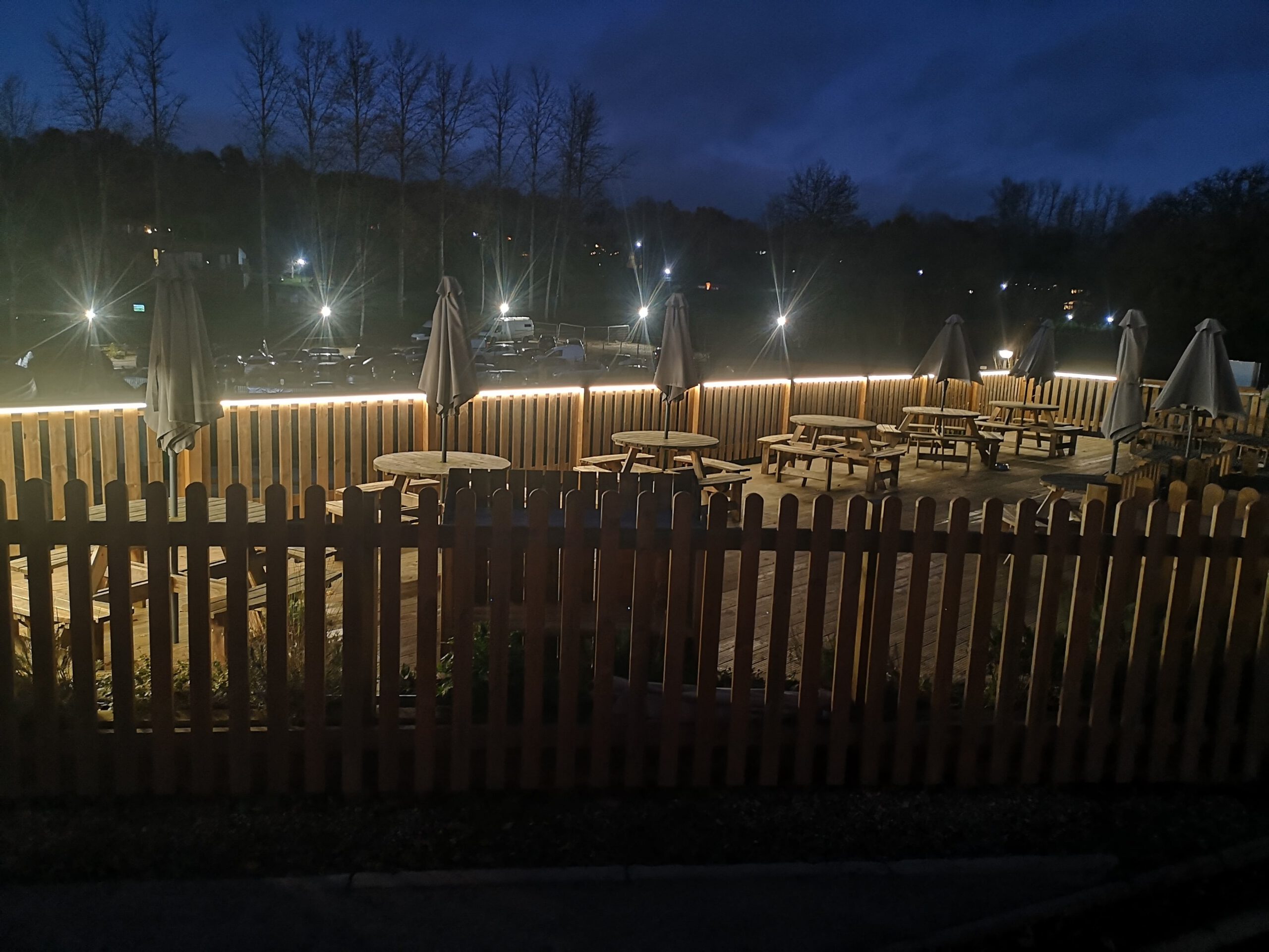 Decking lighting installation Current Control Electrical